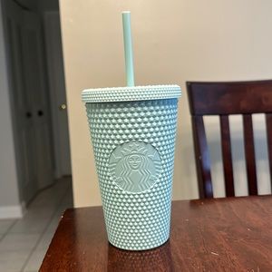 Starbucks cup- 16oz Matte studded sage tumbler
